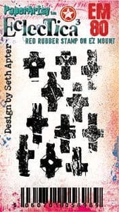 PaperArtsy Eclectica3 Mini Stamp Crosses designed by Seth Apter (EM80)