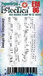 PaperArtsy Stamp Set Mini Music Notes designed by Scrapcosy (EM86)