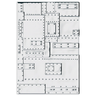 Sizzix 3-D Texture Fades Embossing Folder - Foundry Large/A5 by Tim Holtz 666887