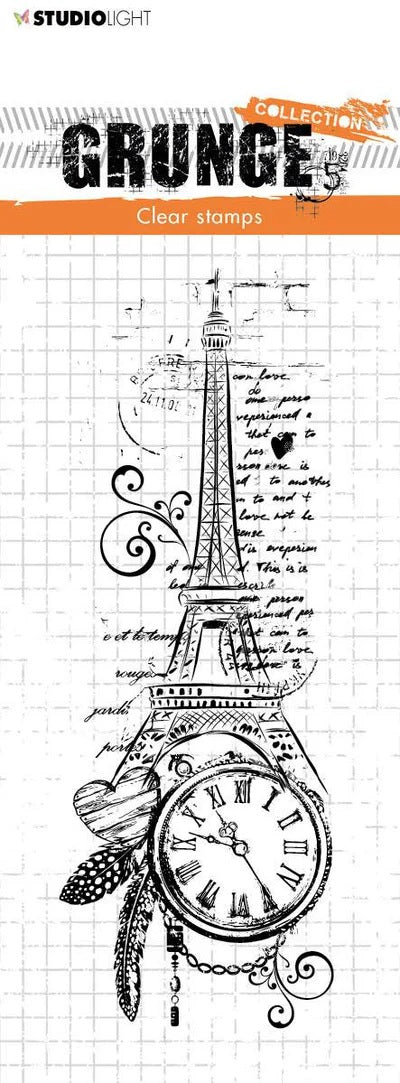 Studio Light Grunge Collection Clear Stamps Eiffel Tower (STAMPSL452)