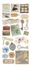 Load image into Gallery viewer, Ciao Bella Eastern Journey Transparent Adhesive Sheets 5/Pkg (CBI015)
