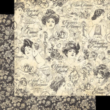 Load image into Gallery viewer, Graphic 45 Papercrafting Paper 8" x 8" Paper Pad - Mon Amour (4501212)

