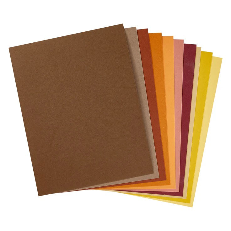 Spellbinders Cardstock Pack 10 sheets Fall