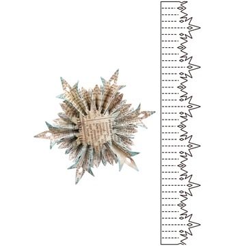 SIzzix Tim Holtz Snowflake Rosette 658256