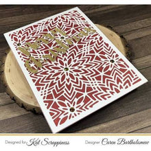 Load image into Gallery viewer, Kat Scrappiness Fancy Floral Background Die Set
