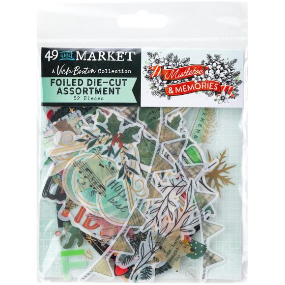 49 and Market Vicki Boutin Mistletoe and Memories Die Cuts Foiled