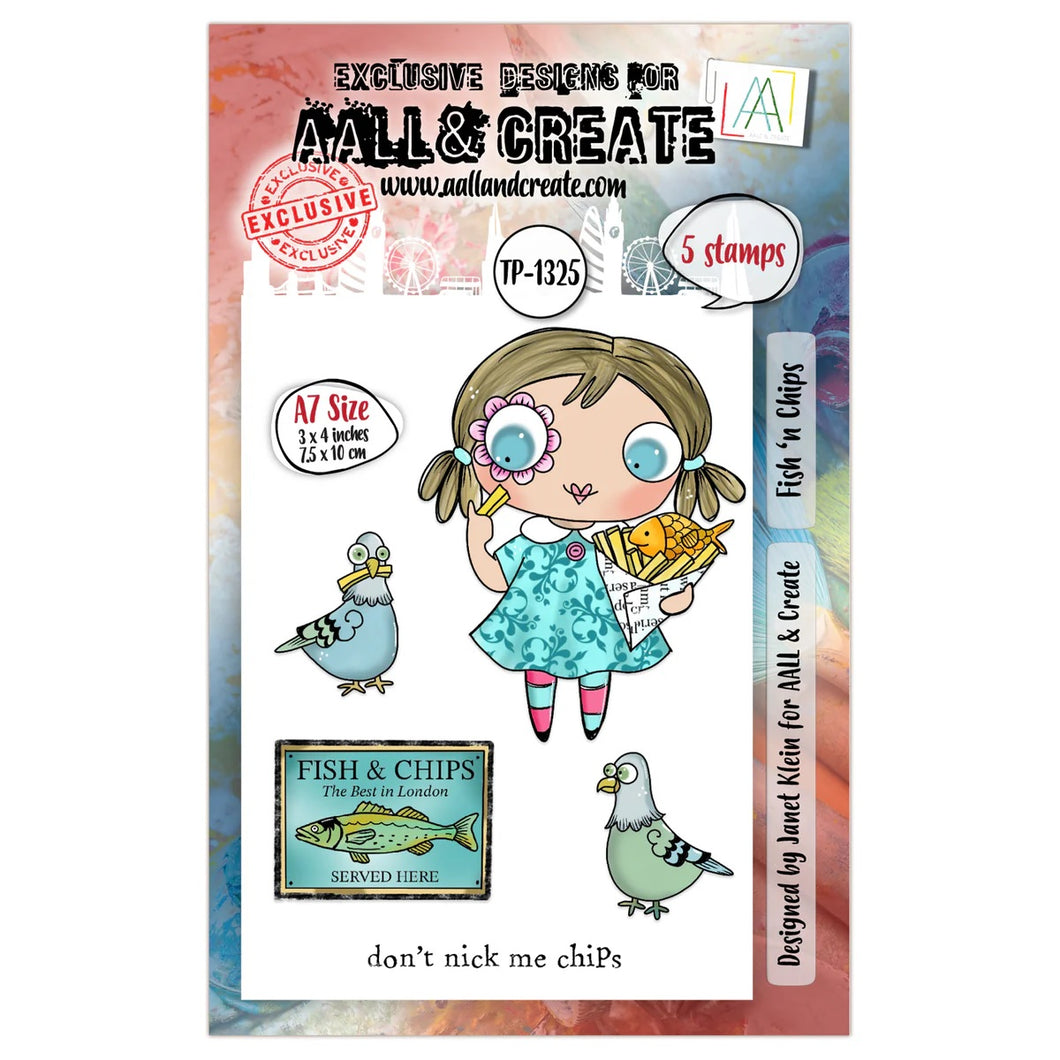 AALL and Create A7 Stamp Set - Fish n Chips (TP-1325)