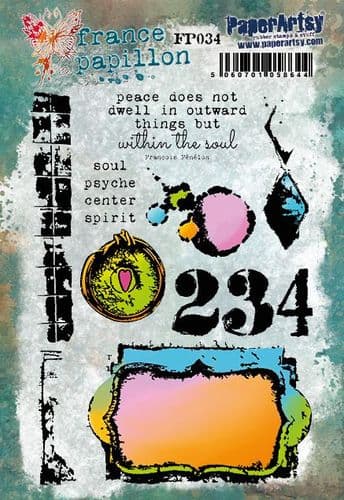 PaperArtsy Stamp Set Within the Soul designed by France Papillon (FP034)