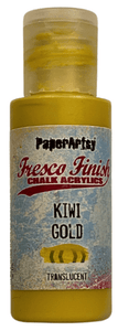 PaperArtsy Fresco Finish Chalk Acrylics Kiwi Gold Translucent (FF230)
