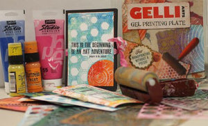 In Person Gel Plate Printing for Beginners July 19th