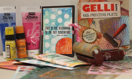 In Person Gel Plate Printing for Beginners July 19th