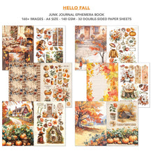 Load image into Gallery viewer, Ciao Bella Hello Fall Junk Journal &amp; Ephemera Book A4 32/Pkg (CBB013)
