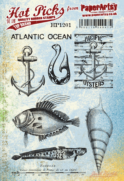 PaperArtsy Stamp Set Hot Picks Atlantic Ocean (HP1201)