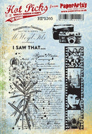 PaperArtsy Stamp Set I Saw That (HP1305)