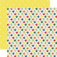 Echo Park Homegrown Collection 12x12 Scrapbook Paper Watering Cans (HG87009)
