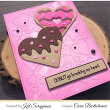 Load image into Gallery viewer, Kat Scrappiness Heart Donut Builder Die Set
