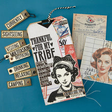 Load image into Gallery viewer, Preorder - Spellbinders Turn the Page Keepsake ING Words Stamp &amp; Die Set by Esther Glas ()
