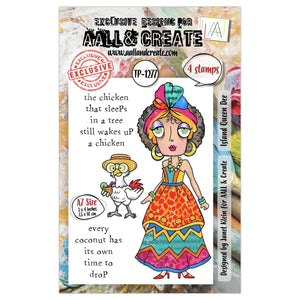 AALL and Create A7 Stamp Set - Island Queen Dee (TP-1277)