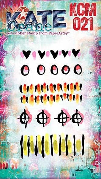 Paper Artsy Mini Stamp Number 21 designed by Kate Crane (KCM021)
