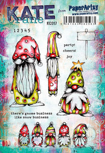 PaperArtsy Rubber Stamp Set by Kate Crane (KC017)