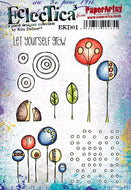 PaperArtsy Electica3 Rubber Stamp Kim Dellow (EKD01)