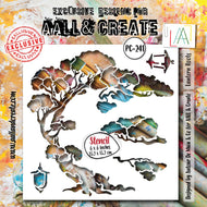 AALL & CREATE Stencil Lantern Roots #PC-241