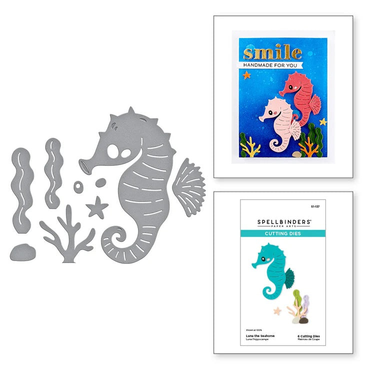 Spellbinders Luna the Seahorse Die set (S1-137)