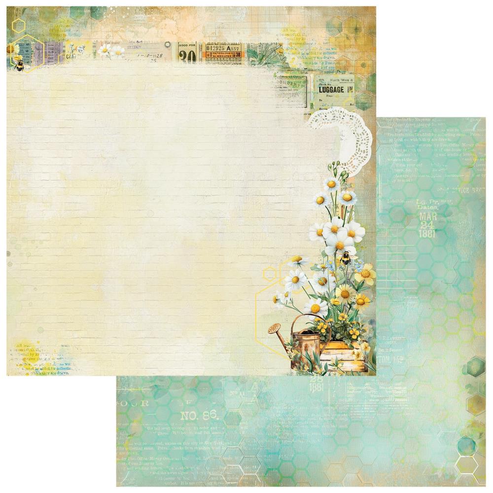 49 and Market Botanical Buzz 12 x 12 Paper Lush (DBB-32291)