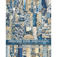 Ciao Bella Mixed Media Book Urban Blue Denim A4 Maxi (MA002)