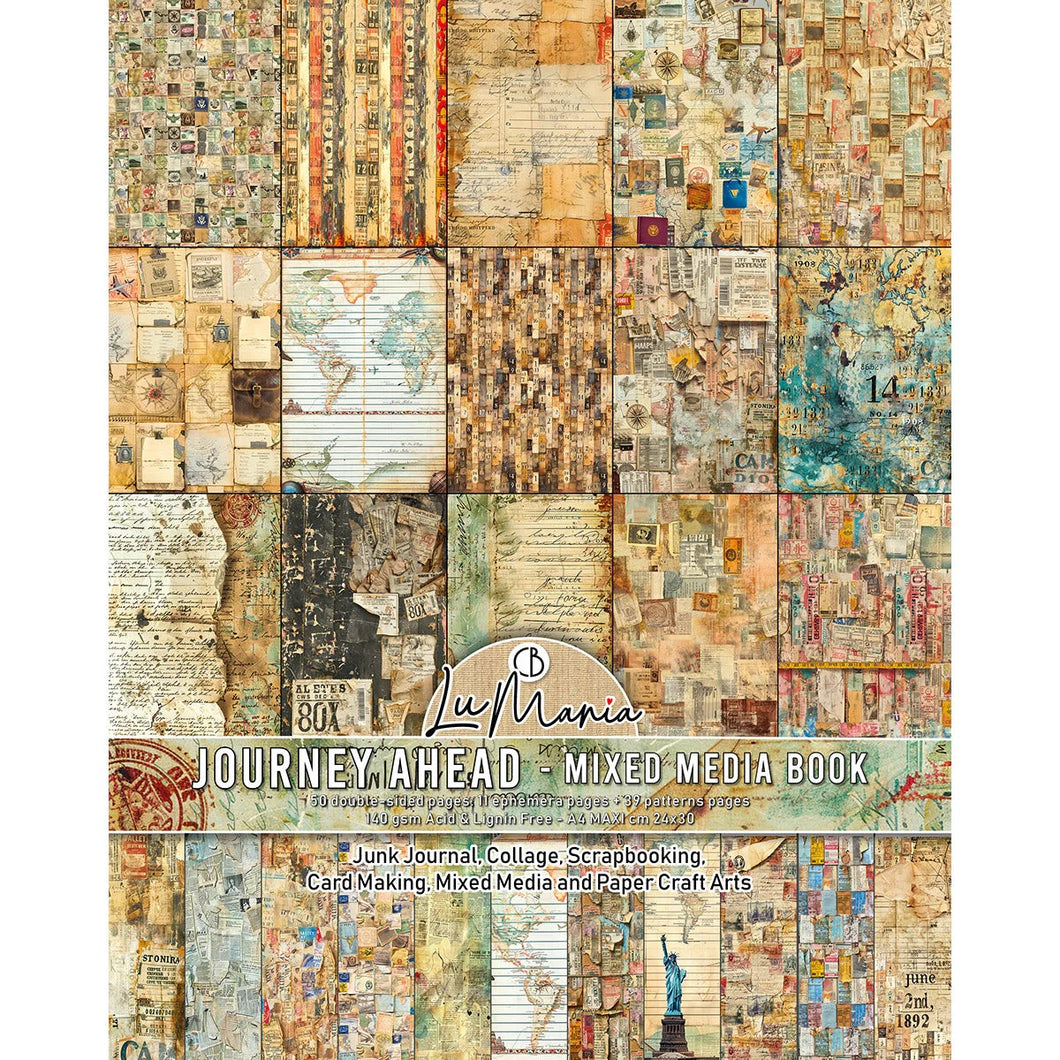Ciao Bella Mixed Media Book Journey Ahead A4 Maxi (MA006)