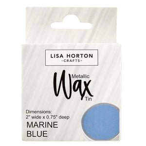 Lisa Horton Crafts Water Based Wax Tin - Marine Blue #293 (LHCIP192)