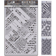 Ciao Bella Mixed Media Triple Layer Stencils Set #5 (MD005)