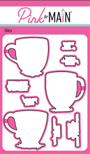 Load image into Gallery viewer, Pink &amp; Main Summer Mugs Stamp and Die Set
