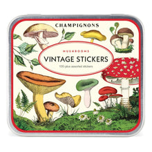 Load image into Gallery viewer, Cavallini &amp; Co. Mushroom Labels in Decorative Tin
