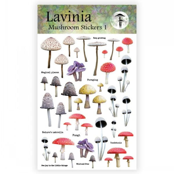 Lavinia Stamps Mushroom Stickers 1 (LST004)