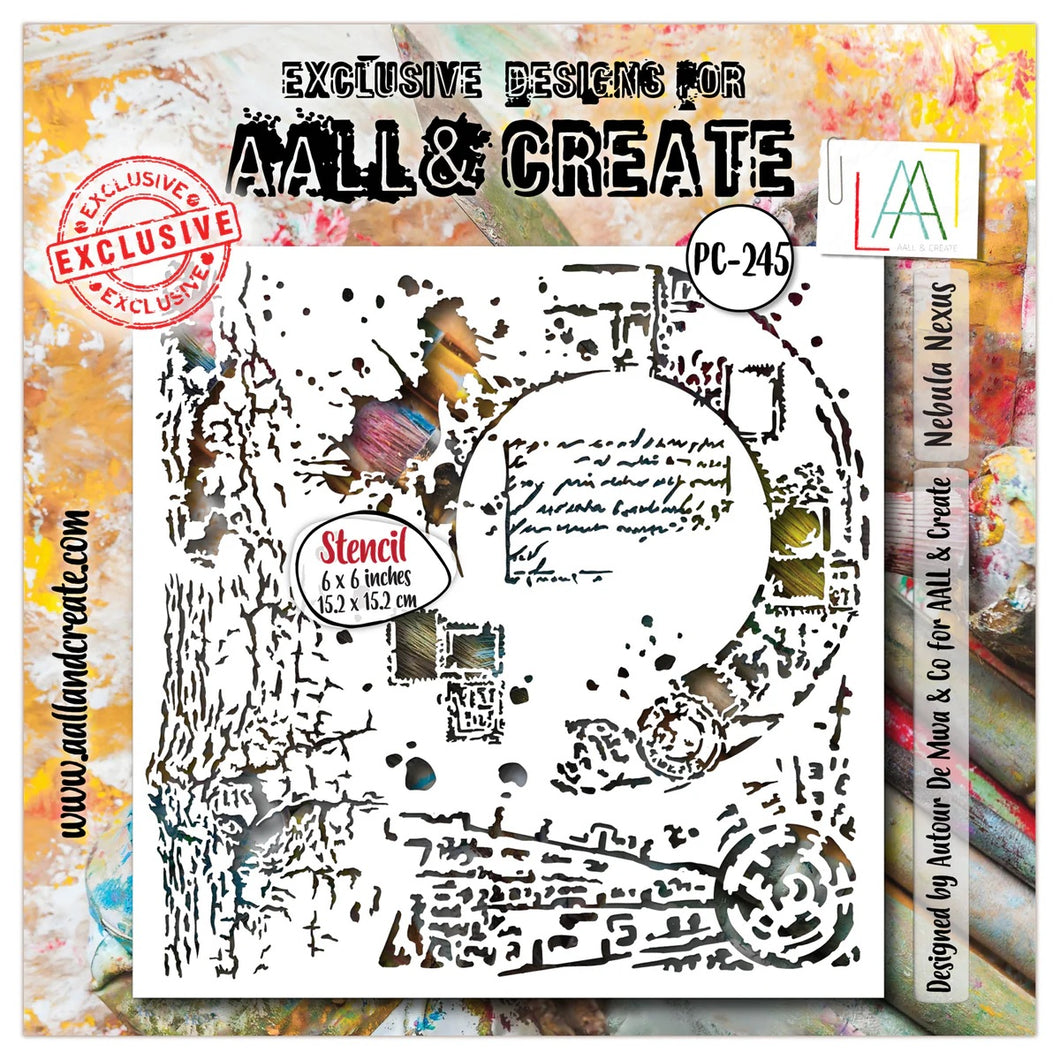 AALL & CREATE Stencil  Nebular Nexus