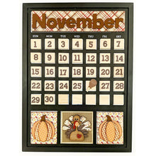 Load image into Gallery viewer, Foundations Décor Magnetic Calendar Set November (40197-9)
