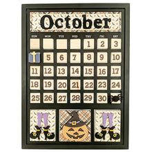 Load image into Gallery viewer, Foundations Décor Magnetic Calendar Set October (40196-2)
