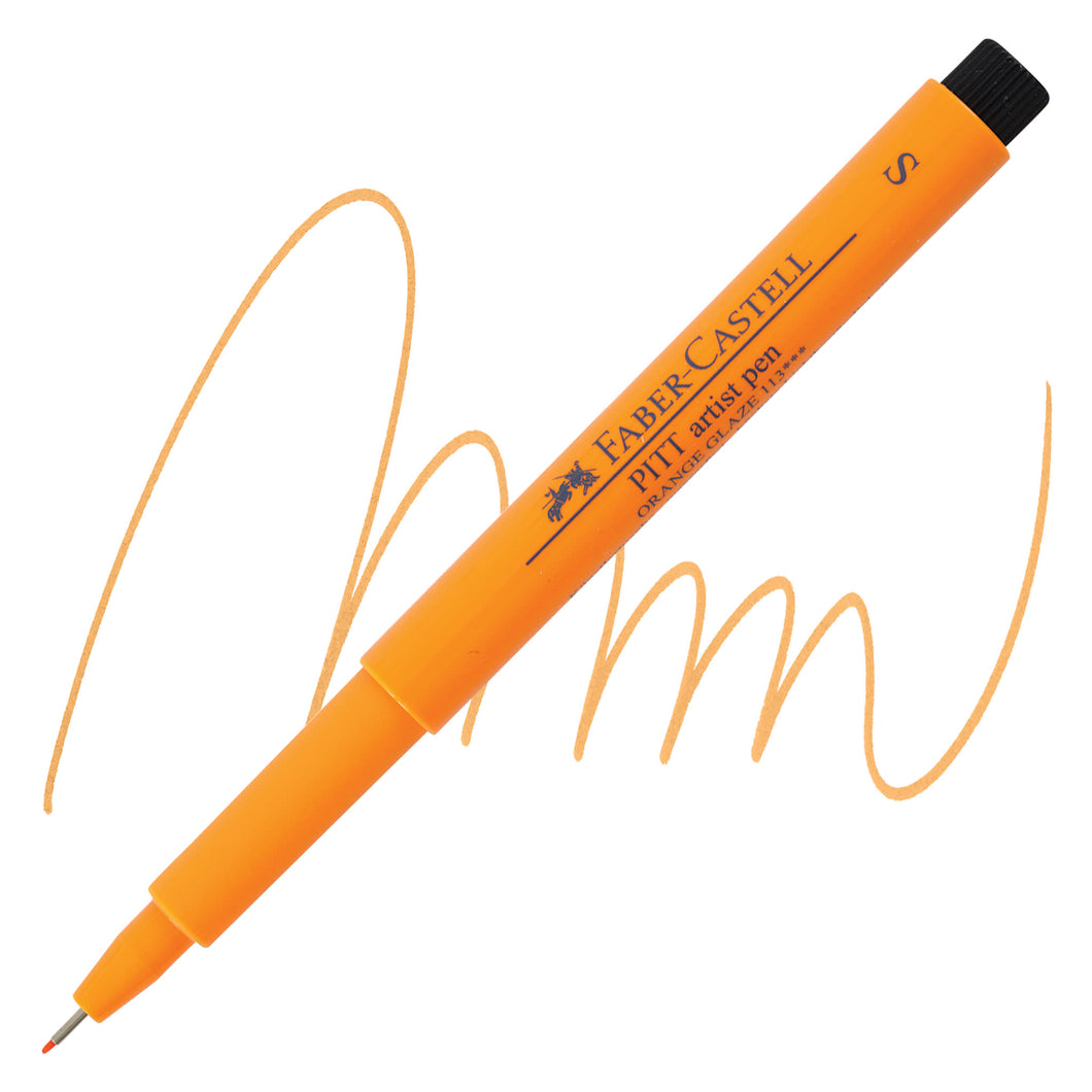 Faber-Castell PITT Artist Pen Super Fine Orange Glaze 113