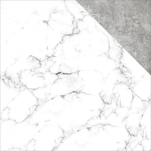 Kaisercraft Basecoat IV Collection 12x12 Scrapbook Paper White Marble (P2298)