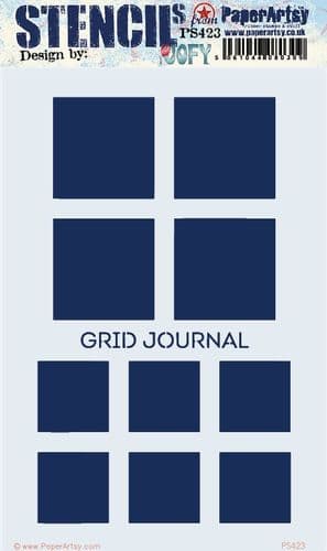 PaperArtsy Stencil Grid Journal by Jo Firth-Young (PS423)
