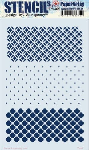 PaperArtsy Stencil designed by Scrapcosy (PS469)