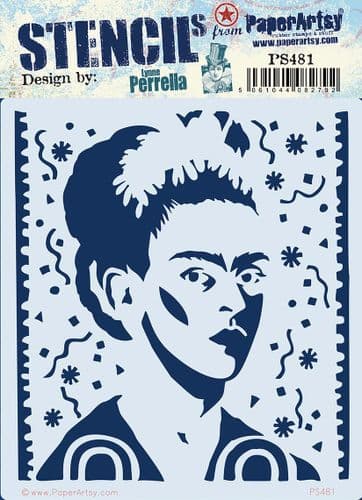 PaperArtsy Stencil Lynne Perrella (PS481)