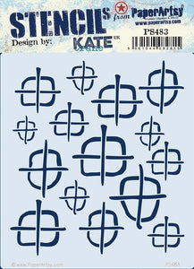 PaperArtsy Stencil by Kate Crane (PS483)