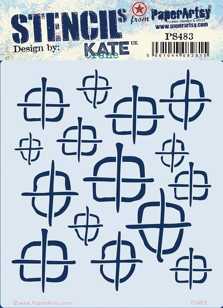 PaperArtsy Stencil by Kate Crane (PS483)