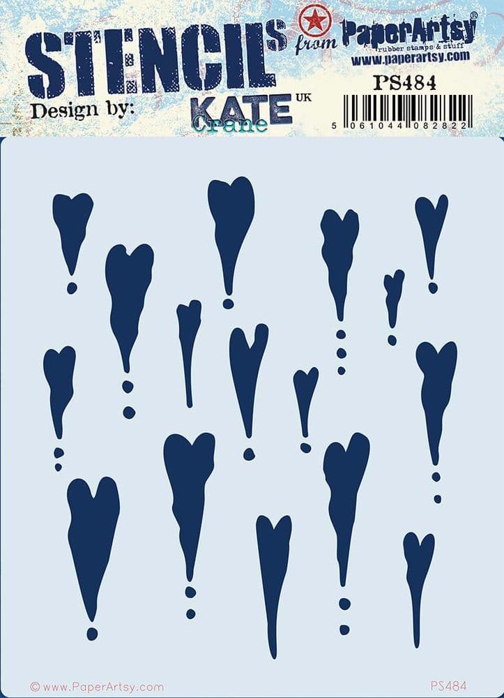 PaperArtsy Stencil by Kate Crane (PS484)