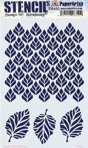 PaperArtsy Stencil designed by Scrapcosy (PS493)