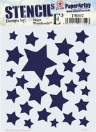 PaperArtsy Stencil by Mags Woodcock (PS507)