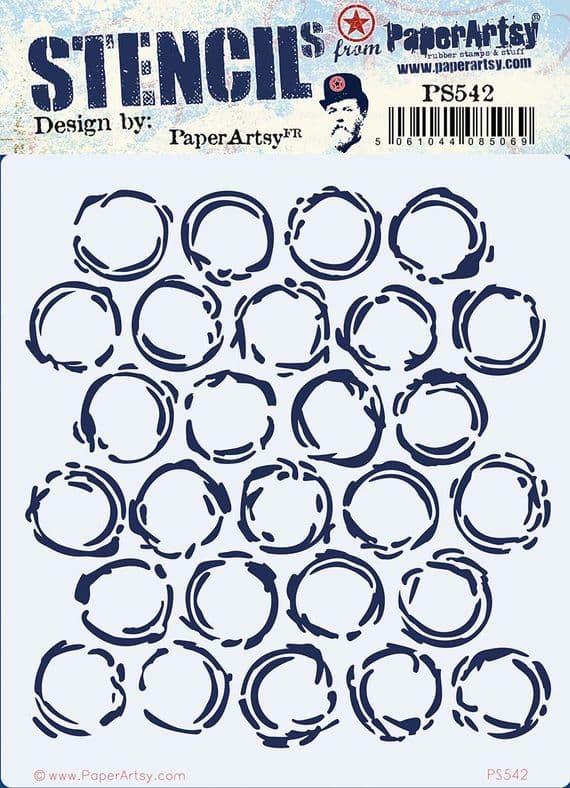 Sentances Stencil PaperArtsy Stencil Hot Picks PS542 – Everything Mixed Media