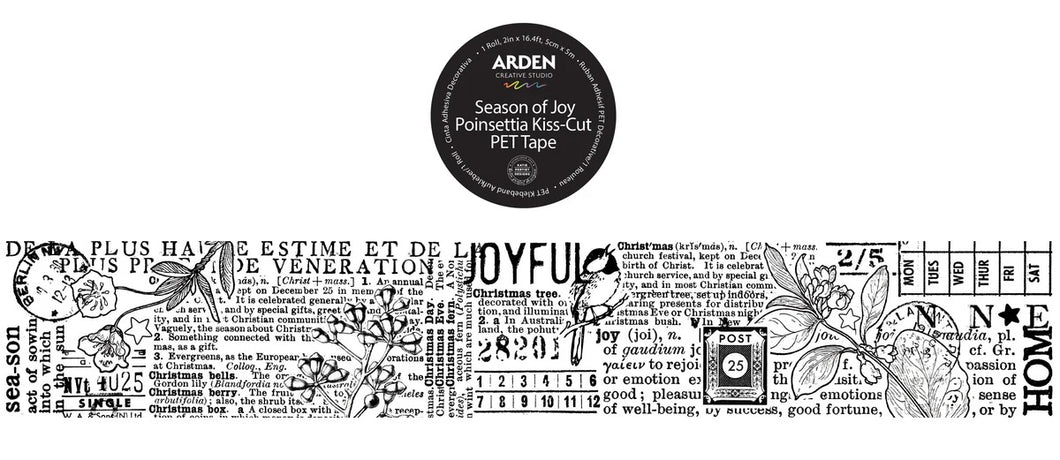Arden Creative Studio Season of Joy Journal Kiss-Cut PET Tape